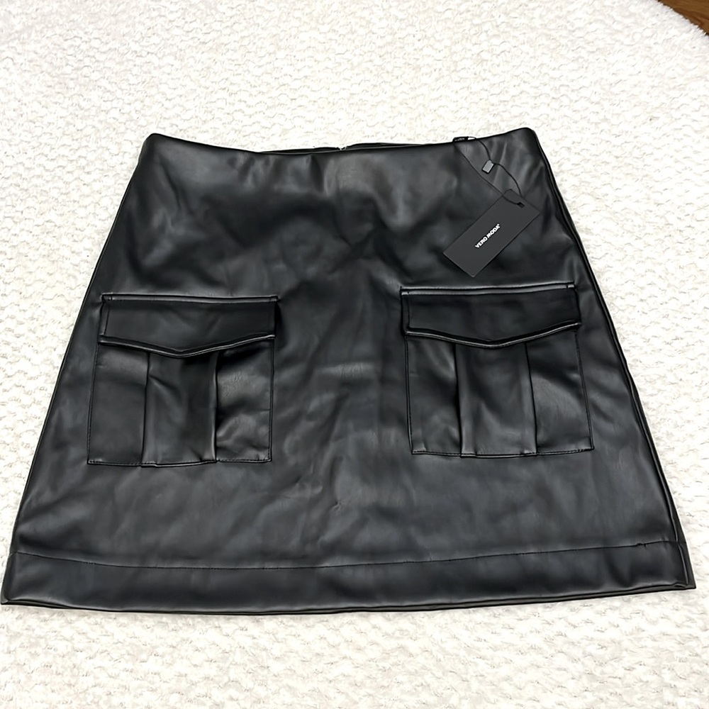 Vero Moda Faux leather skirt